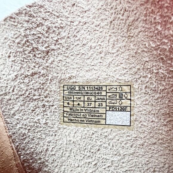 UGG Kingsburg Leopard Ankle Boot Bootie Block Heel Size 6 - Picture 8 of 8